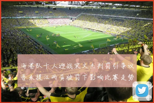 海港队十人迎战宋文杰判罚引争议吾米提江两黄被罚下影响比赛走势